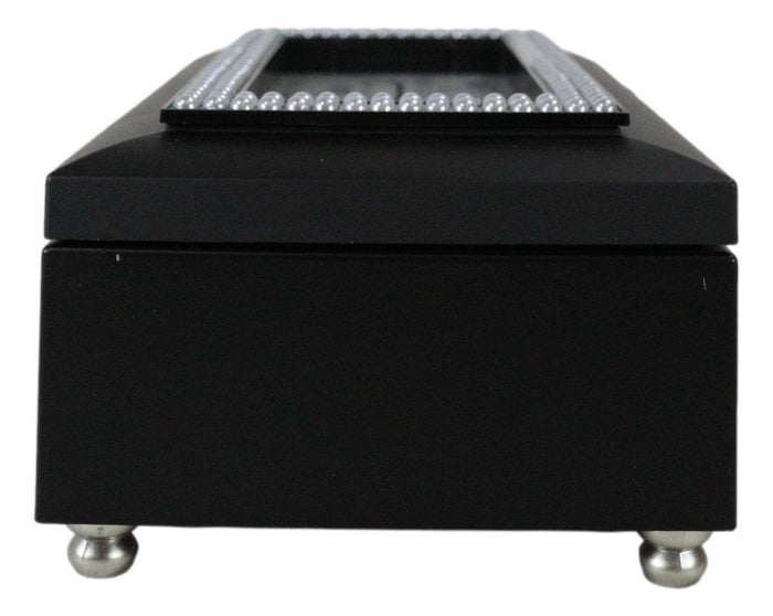 Ebros Gift June Month Pearl Birthstone Appreciation And Love Black Musical Trinket Box
