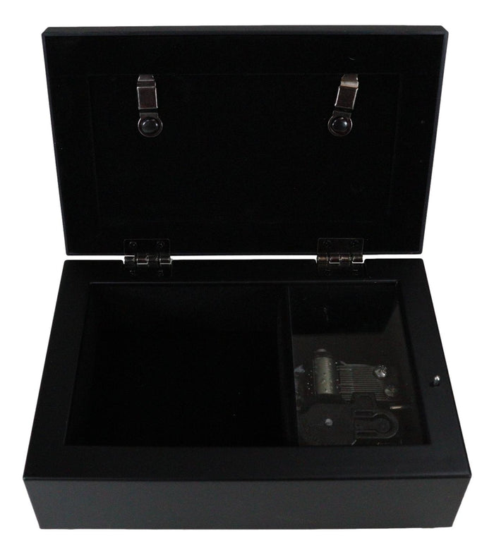 Ebros Gift June Month Pearl Birthstone Appreciation And Love Black Musical Trinket Box