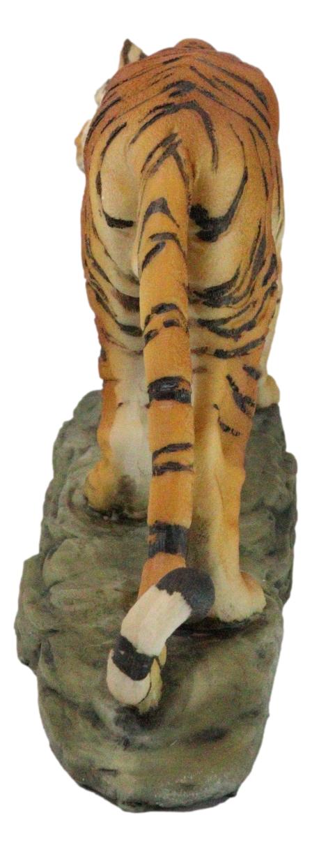 Ebros Gift Jungle Apex Predator Prowling Fierce Orange Bengal Tiger Figurine 11.25"L