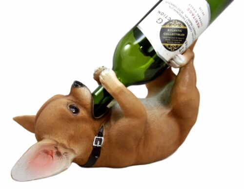 ebros gift Kitchen Decor Teacup Chihuahua Puppy Wine Holder Statue 11"Long Taco Chihuahua