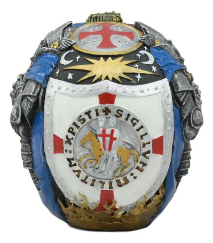 Ebros Gift Knights Of Templar Lambs To Lions Skull Statue Crusader Knights Solomon Skeleton