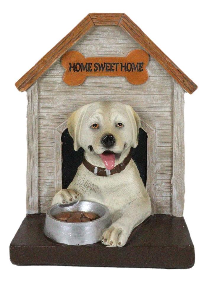 Ebros Gift Labrador Golden Retriever Dog In Doghouse Kennel Stationery Pen Pencil Holder