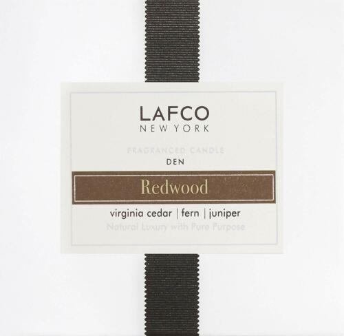 Ebros Gift LAFCO New York Den Redwood Cedar Fern Juniper Candle 15.5oz Home Fragrance Decor