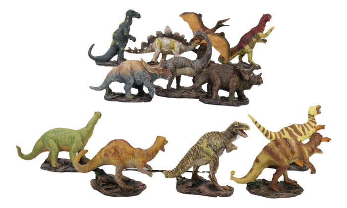 Ebros Gift Land Before Time Educational Prehistoric Dinosaur 12 Miniature Figurines Decor