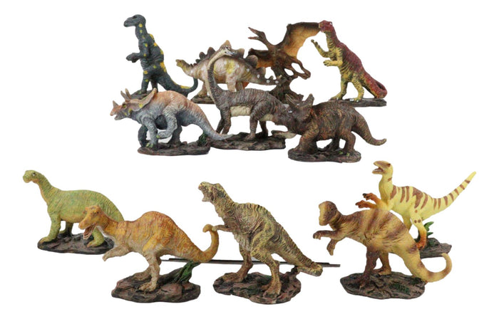 Ebros Gift Land Before Time Educational Prehistoric Dinosaur 12 Miniature Figurines Decor