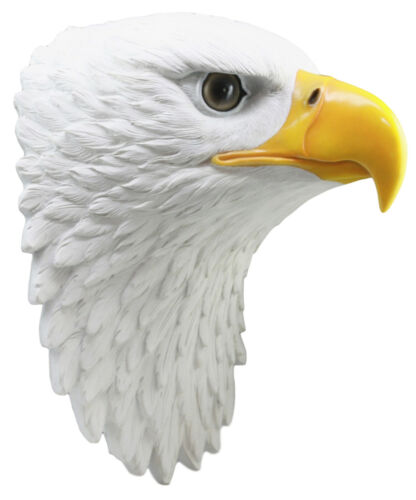 Ebros Gift Large 16"H Majestic Bald Eagle Wall Decor Patriotic American Eagle Wall Plaque