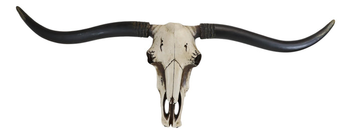 Ebros Gift Large 36"L Rustic Western Longhorn Steer Cow Skull Wall Head Decor Plaque