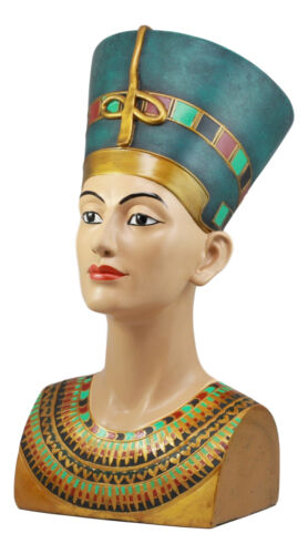 Ebros Gift Large Ancient Egyptian Queen Nefertiti Bust Statue 18"H Classical Egypt Decor