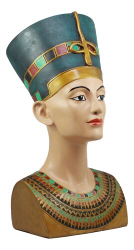 Ebros Gift Large Ancient Egyptian Queen Nefertiti Bust Statue 18"H Classical Egypt Decor