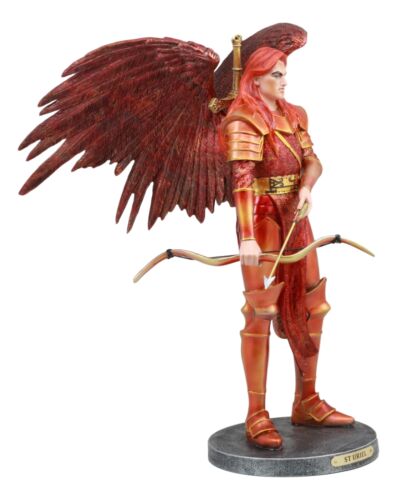 Ebros Gift Large Archangel Saint Uriel With Bow And Arrow Statue Light Of God Catholic Art