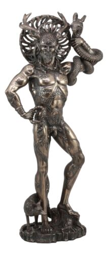 Ebros Gift Large Cernunnos Statue 18"H Celtic Horned God Wiccan Figurine Maxine Miller Art