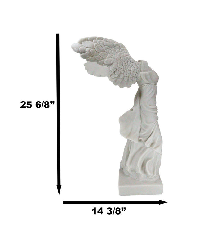 Ebros Gift Large Classical Winged Victory Nike Of Samothrace Artifact Replica Statue 25.75"