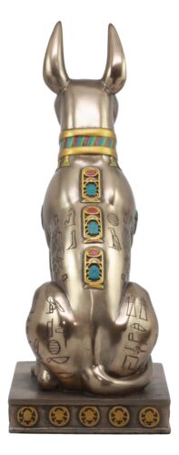 Ebros Gift Large Egyptian Jackal Dog Anubis Statue 12.5"H God Of Mummification Afterlife