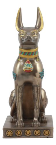 Ebros Gift Large Egyptian Jackal Dog Anubis Statue 12.5"H God Of Mummification Afterlife