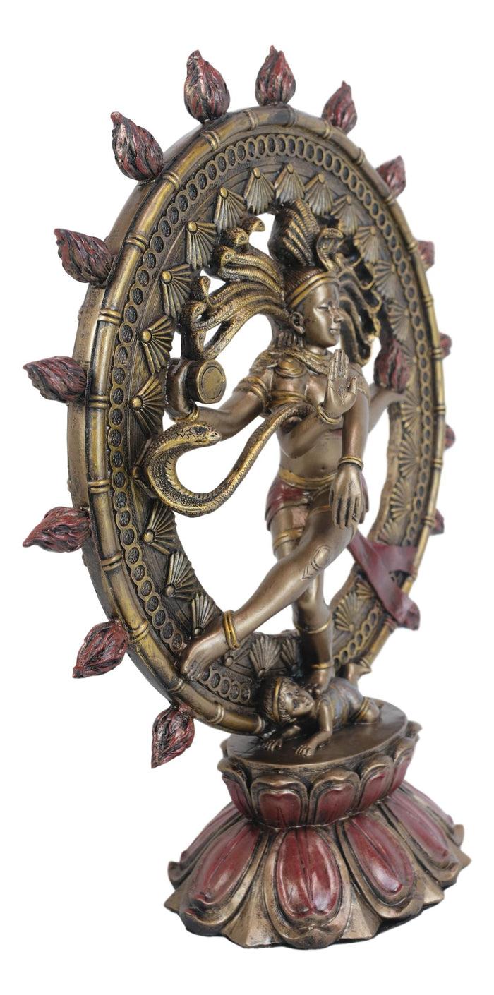 Ebros Gift Large Hindu Supreme God Shiva Nataraja Statue 15"H Cosmic Divine Dancer Tandava