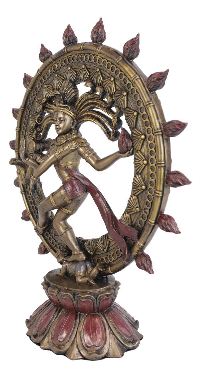 Ebros Gift Large Hindu Supreme God Shiva Nataraja Statue 15"H Cosmic Divine Dancer Tandava