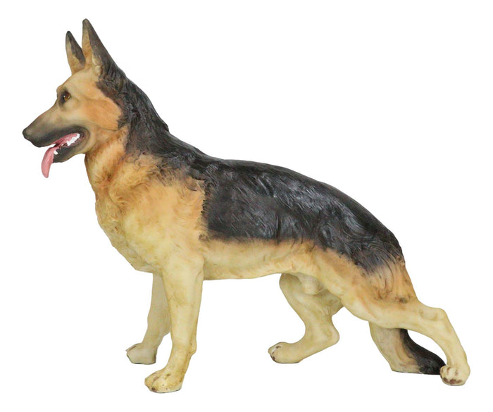 Ebros Gift Large Lifelike Realistic Canine German Shepherd Police Dog Pet Pal Figurine
