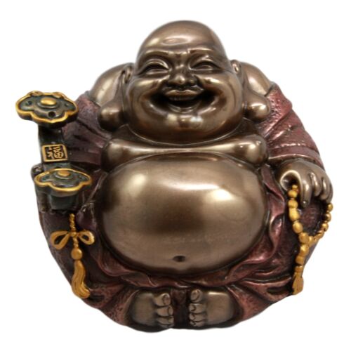 ebros gift Large Lucky Buddha Zen Monk Of Wealth Prosperity Hotei Dharma Figurine Talisman