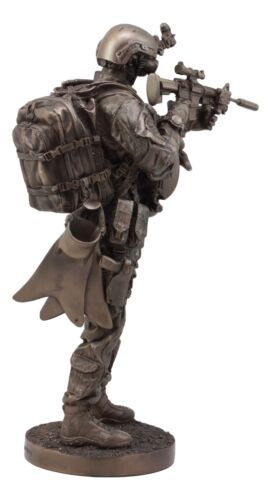 Ebros Gift Large Modern Warfare Covert Operation Navy Seal Commando Statue Night Mission