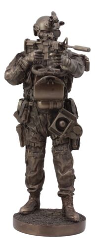 Ebros Gift Large Modern Warfare Covert Operation Navy Seal Commando Statue Night Mission