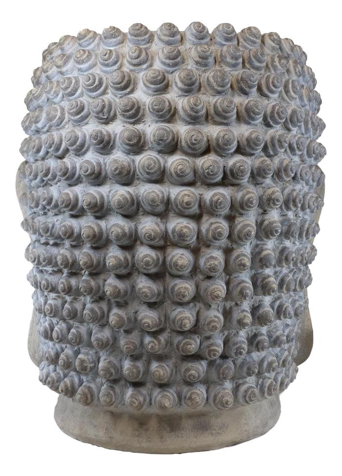 Ebros Gift Large Shakyamuni Buddha Gautama Head Flower Plants Vase Planter Statue 20"H