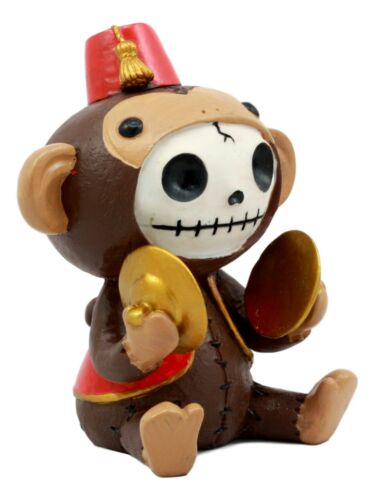 Ebros Gift Larger Furry Bones Circus Fez Monkey Skeleton Monster Collectible Figurine