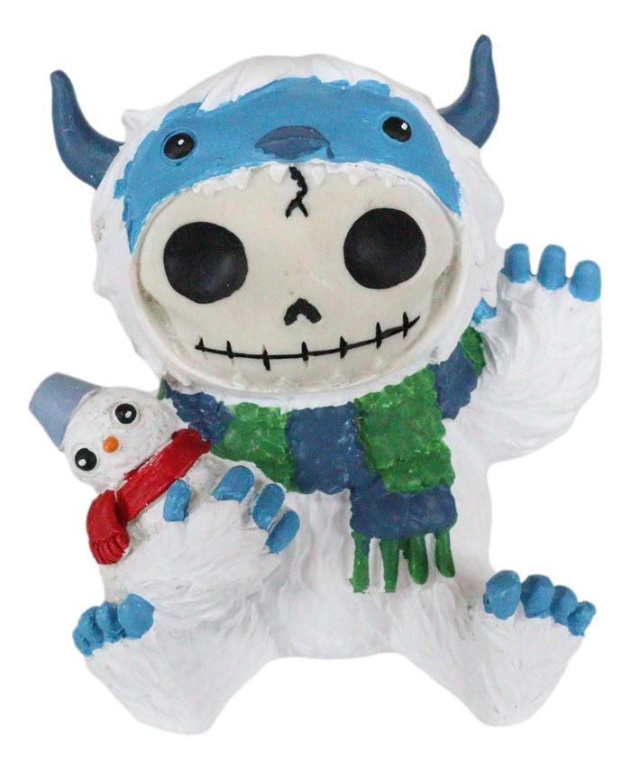 Ebros Gift Larger Furry Bones Himalayan Ape Man Yeti Skeleton Collectible Figurine 4"H
