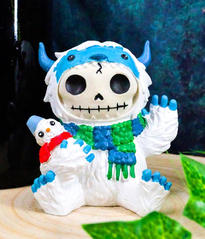 ebros gift Larger Furry Bones Himalayan Ape Man Yeti Skeleton Collectible Figurine 4"H