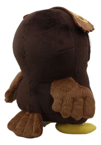 Ebros Gift Larger Furry Bones Skeleton Hootie The Brown Owl Plush Toy Doll Collectible 9"H