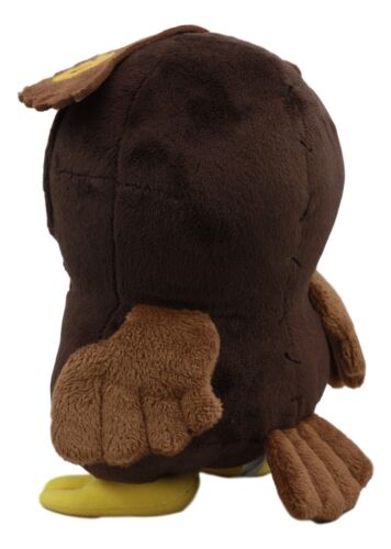Ebros Gift Larger Furry Bones Skeleton Hootie The Brown Owl Plush Toy Doll Collectible 9"H