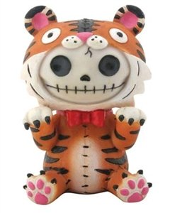 ebros gift Larger Furry Bones Tigrrr Tiger Orange and Black Figurine Furrybone