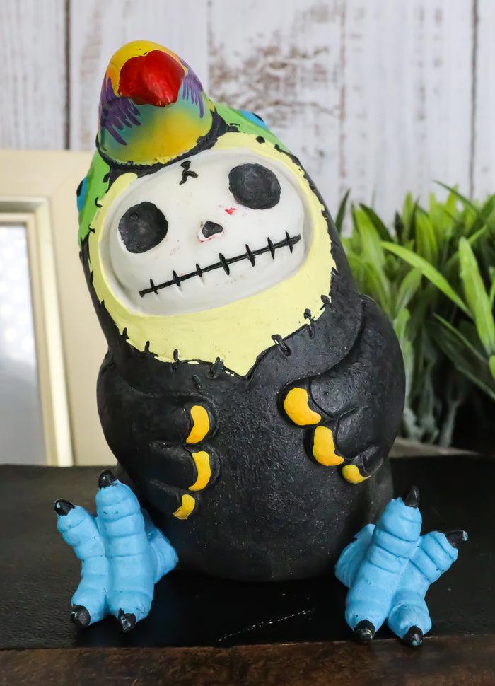 ebros gift Larger Furry Bones Toucan Bird Mango Skeleton Skull Figurine 4"H Furrybones