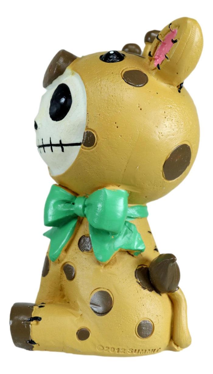 Ebros Gift Larger Furrybones Brown Polkadot Giraffe Cute Skeleton Monster Figurine