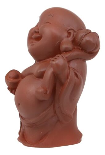 Ebros Gift Laughing Buddha With Gold Nugget Feng Shui Bodhissatva Maitreya Mini Figurine
