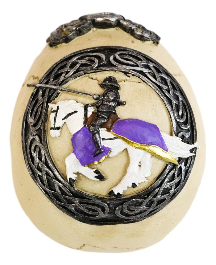 Ebros Gift Legends King Arthur Roundtable Knights Sir Lamorak Celtic Knotwork Skull Statue