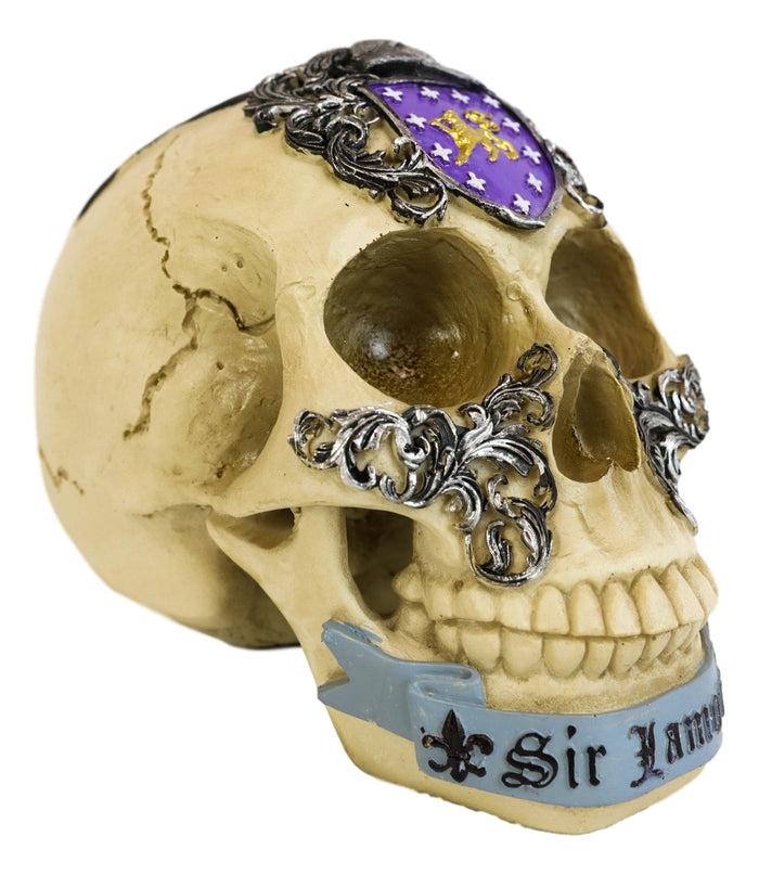 Ebros Gift Legends King Arthur Roundtable Knights Sir Lamorak Celtic Knotwork Skull Statue