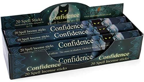 ebros gift Lisa Parker Confidence Spell Fragranced Incense 20 Sticks Pack-Pack of 6