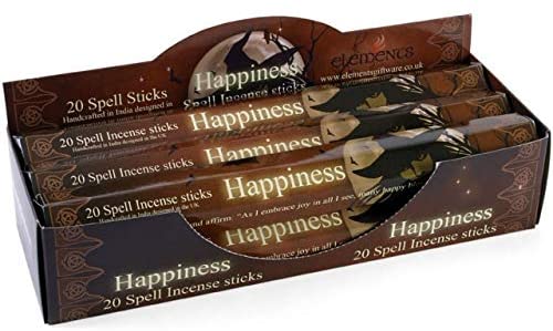 ebros gift Lisa Parker Happiness Spell Fragranced Incense 20 Sticks Pack-Pack of 6