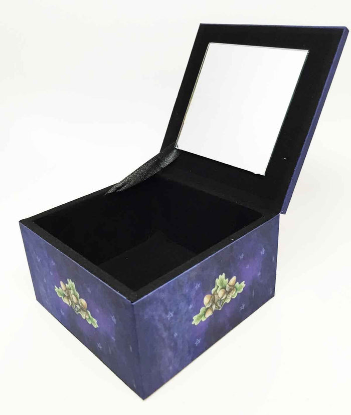 Ebros Gift Lisa Parker Legendary Greenman Folklore Woodland Green Man Jewelry Mirror Box