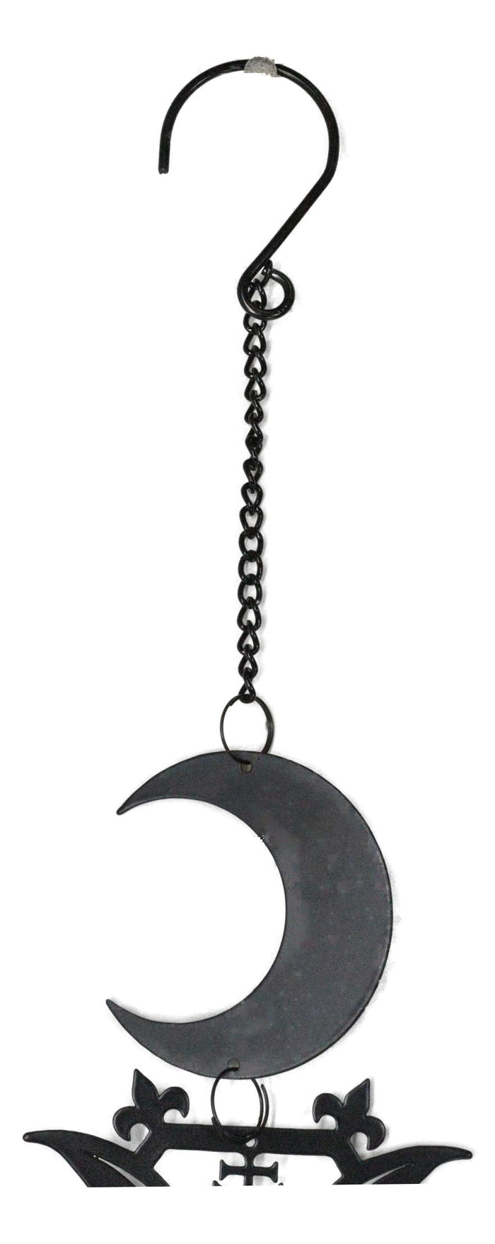 Ebros Gift Macabre From The Crypt Vampire Coffin Moon Bats Spiral Wall Hanging Decoration