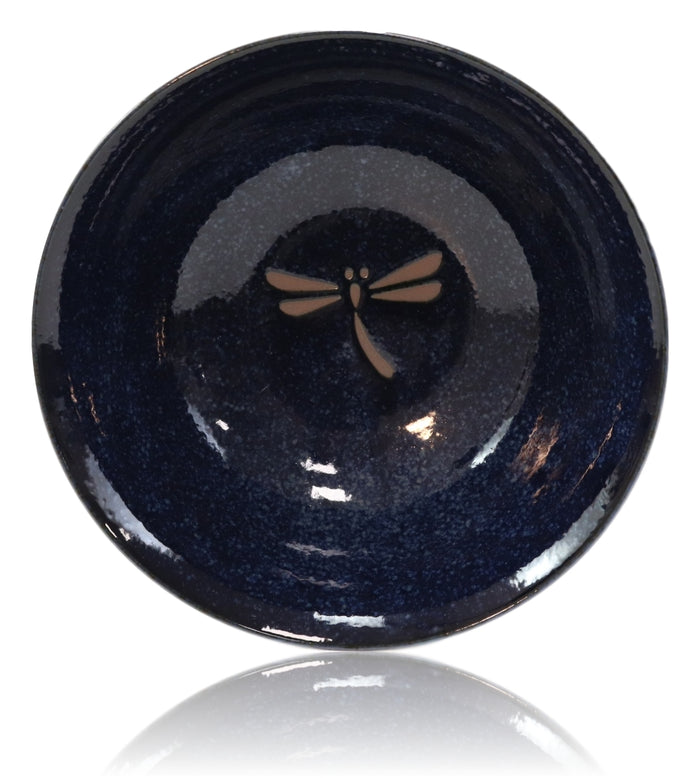 Ebros Gift Made In Japan Blue Dragonfly Pasta Salad Soup Cereal Rice Ceramic Bowls Set Of 4