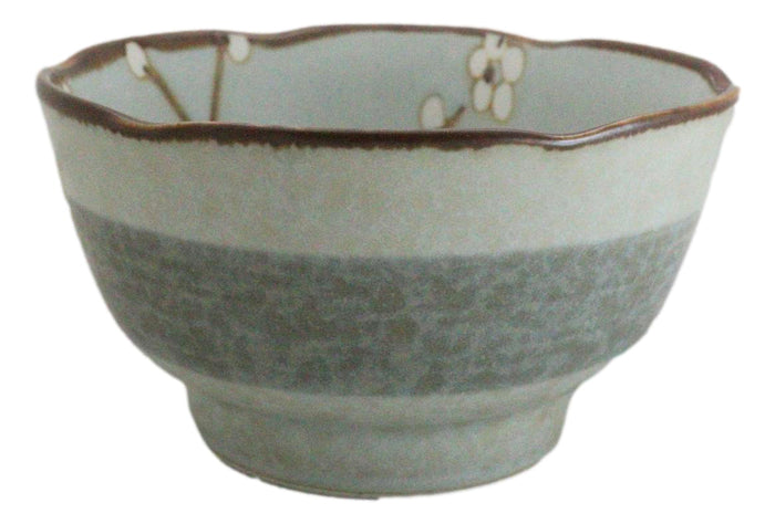 Ebros Gift Made In Japan Ceramic Soushun Sakura Cherry Blossoms Small Rice Soup Bowls 10oz