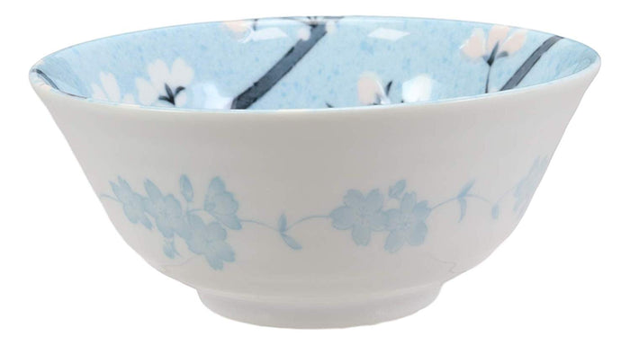 Ebros Gift Made In Japan Cherry Blossoms Soup Rice Pasta Salad Cereal Bowls 6"D 16oz Set 6