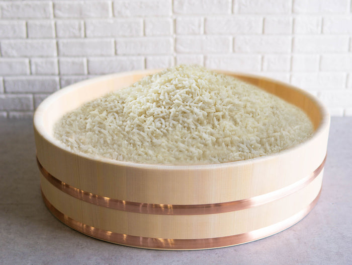 ebros gift Made In Japan Hangiri Sushi Oke Rice Cypress Wood Large Mixing Bowl Tub 23.5"Dia