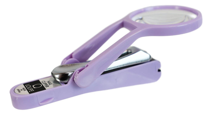 Ebros Gift Made In Japan KAI Precision Blade Magnifying Glass Loupe & Stopper Nail Clipper