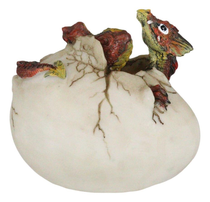 Ebros Gift Magmatite Pyre Dragon Hatchling Resting On Egg Shell Figurine Myth & Legends