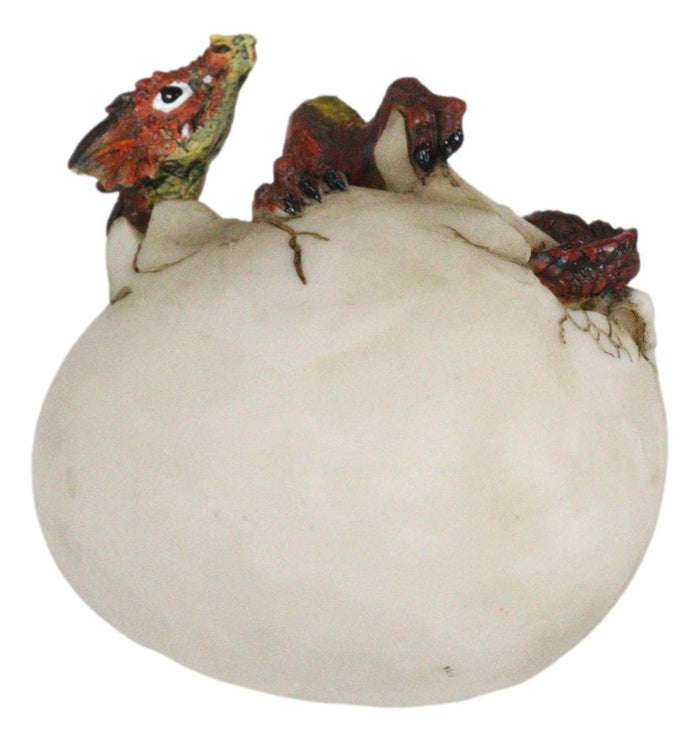 Ebros Gift Magmatite Pyre Dragon Hatchling Resting On Egg Shell Figurine Myth & Legends