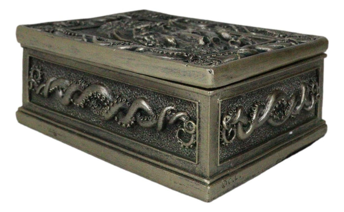 Ebros Gift Marine Octopus Kraken Cthulhu Ancient Sacred Symbols Decorative Jewelry Box