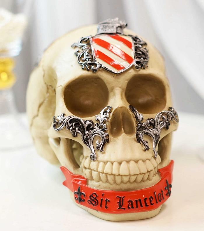 ebros gift Matter Britain King Arthur Roundtable Knights Sir Lancelot Dragon Skull Statue