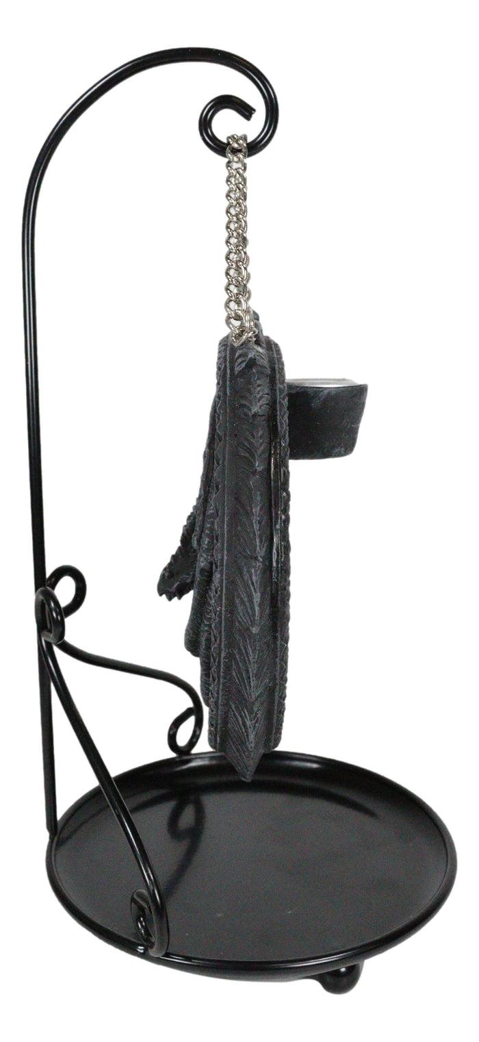 Ebros Gift Medieval Celtic Dragon Breath Aroma Waterfall Medal Backflow Incense Cone Burner